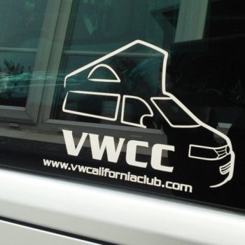 VW California Club Official Car Sticker (Standard Size) - STICKER001