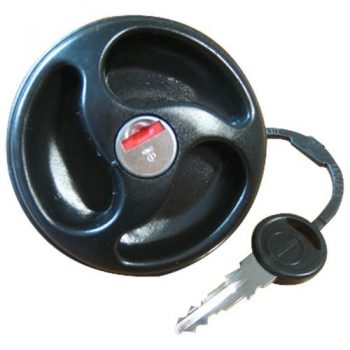 Water Filler Cap with Two Keys - Black