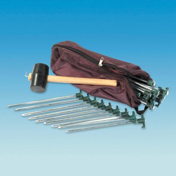 Tent Pegs, Bag and Mallet Kit