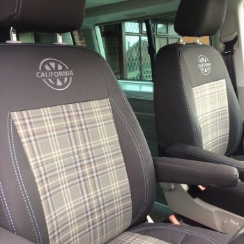 Premium GTI Fabric Seat Covers for VW California