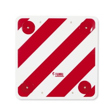 Bike Rack Hazard Sign With Reflectors