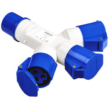 3 Way Hook Up Splitter Outlet 16A Adapter