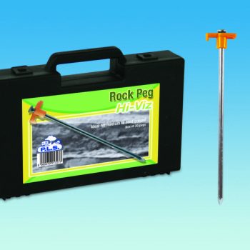 Heavy Duty 25cm Rock Pegs With Hi-Viz Hook - Pack of  20