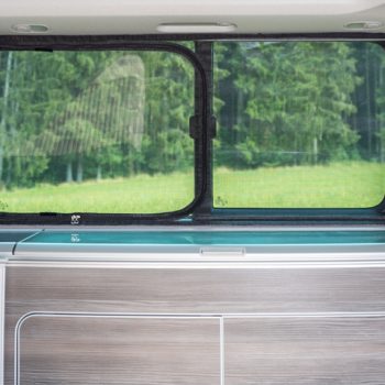 Brandrup Flyout Mosquito Net  for sliding windows of the VW T5/T6/T6.1 California