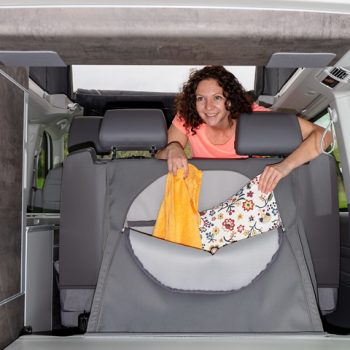 Brandrup FLEXBAG Bench Rucksack for all VW T6.1/T6/T5 California with 2-seater bench - Palladium