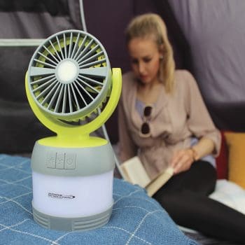 Outdoor Revolution 3 in 1 Lumi Fan USB Lantern/Fan/Spotlight