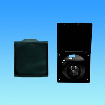 VW & Marco Polo Replacement Flush Fitting Mains Inlet - Black
