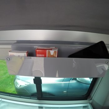 VW California T5/T6/T6.1 Perspex Kitchen Shelf in Light Grey