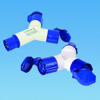 Mains 2 Way Hook Up Splitter Outlet 16A Adapter