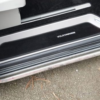 VW T5 T6 T6.1 'Volkswagen' Step Mats - 3 Piece Set - Black
