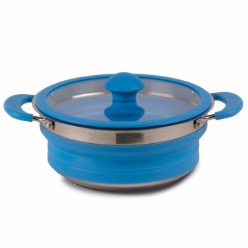 Kampa Collapsible 1.5L Blue Saucepan