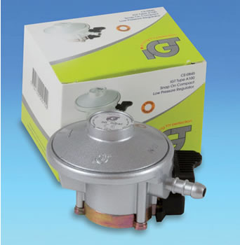 Butane 21mm Clip-on Regulator 28mbar