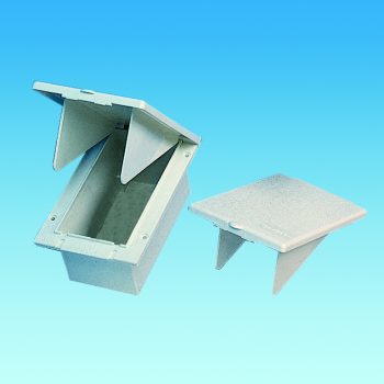 Flush Outlet Flap & Pins - White