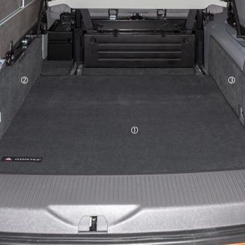 Brandrup Carpet for Boot Area VW T5/T6/T6.1 California Ocean/SE “Titanium Black”