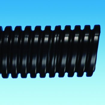 Black PVC 3/4" (19mm) Convoluted Hose - Per Metre
