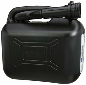 Black Plastic Fuel Can 5 Litres