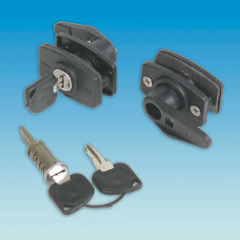 West Alloy Gas Lock Assembly c/w 2 Keys