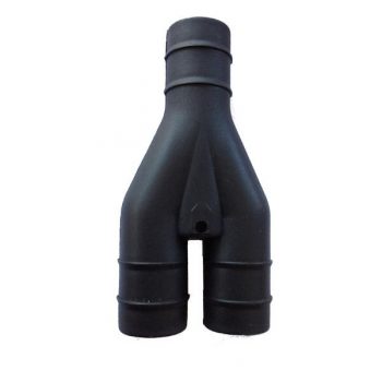 Black 28.5mm Y Hose Connector