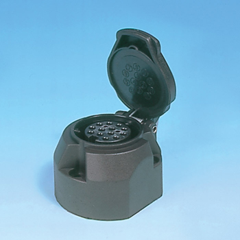 Black 13 Pin Socket