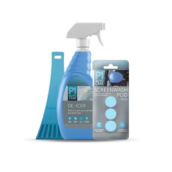 P1 Autocare Winter Kit - De-Icer, Screenwash Pod & Ice Scraper
