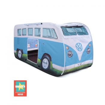 Official Volkswagen Campervan Kids Pop Up Tent - Blue
