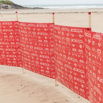 VW Camper Windbreak 5 Pole - Red