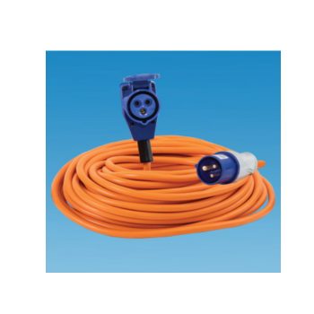 Premium Campervan Hook Up Cable with 90 Degree Connector - 25 Metre