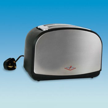 Powerpart 2 Slice 900 Watt Chrome Toaster
