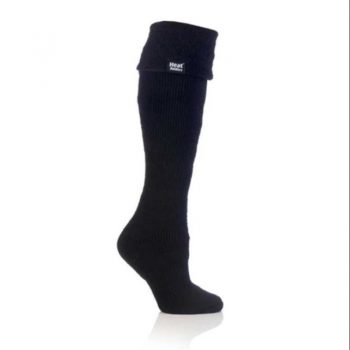 Heat Holders Wellington Boot Thermal Socks - Black (Size 4-8)