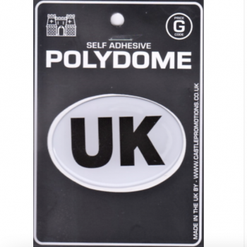 Self Adhesive Polydome UK Sticker