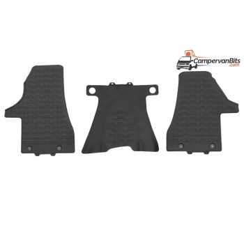 Genuine Volkswagen All Weather T6.1 Three Piece Front Rubber Floor Mats