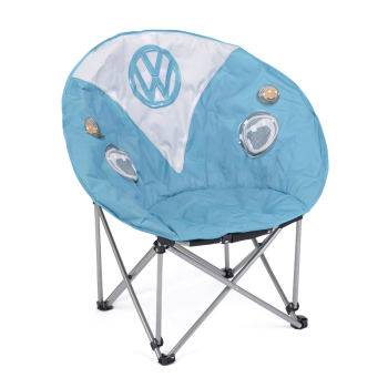 VW Folding Moon Chair - Dove Blue