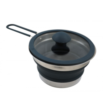 Vango Cuisine 1L Non-Stick Pot - Deep Grey