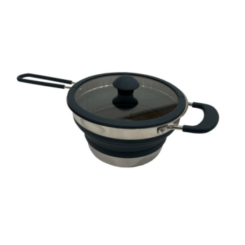Vango Cuisine 1.5L Non-Stick Pot - Deep Grey