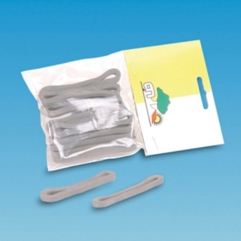 Pack of 10 x Short Straight Rubber