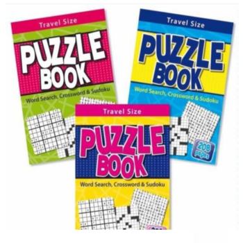 Travel Size A5 Puzzle Book Assorted