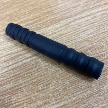 Black 3/8" Straight Connector