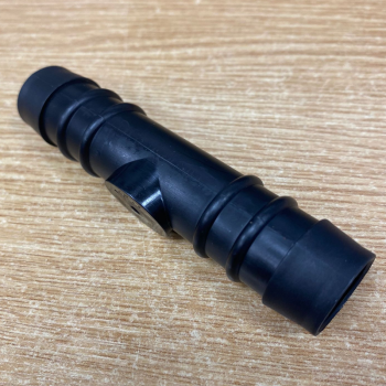 Black 1/2" Straight Connector