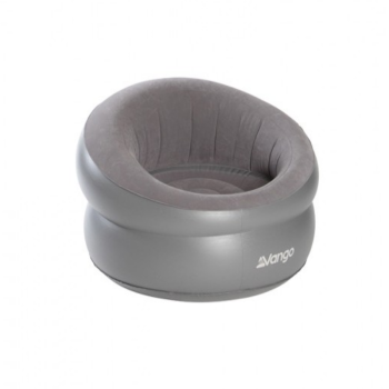 Vango Inflatable Donut Flocked Chair DLX - Nocturne Grey