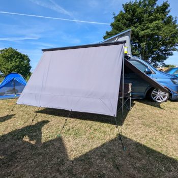Comfortz Sun Shadz Front Panel Tarp for 2.6m Awnings – California, Marco Polo, Fiamma, Thule, Dometic, Omnistor