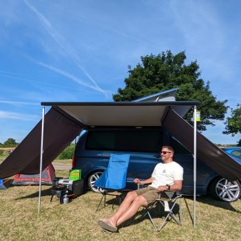 Comfortz Sun Shadz Side Panel Set for 2.6m Awnings – California, Marco Polo, Fiamma, Thule, Dometic, Ominstor,
