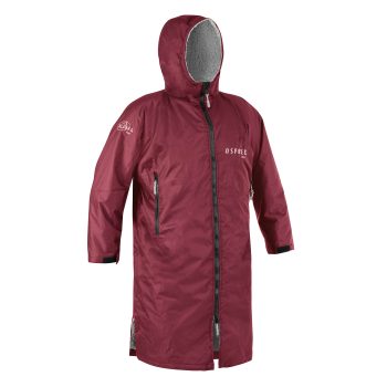 Osprey Waterproof Fleece Lined Changing Dry Robe - Maroon (Medium)
