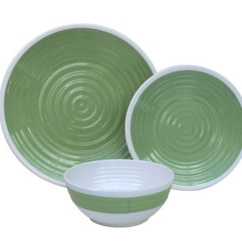 Premium 12pc Melamine Plate and Bowl Set
