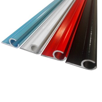2.4m Awning Rail - Black